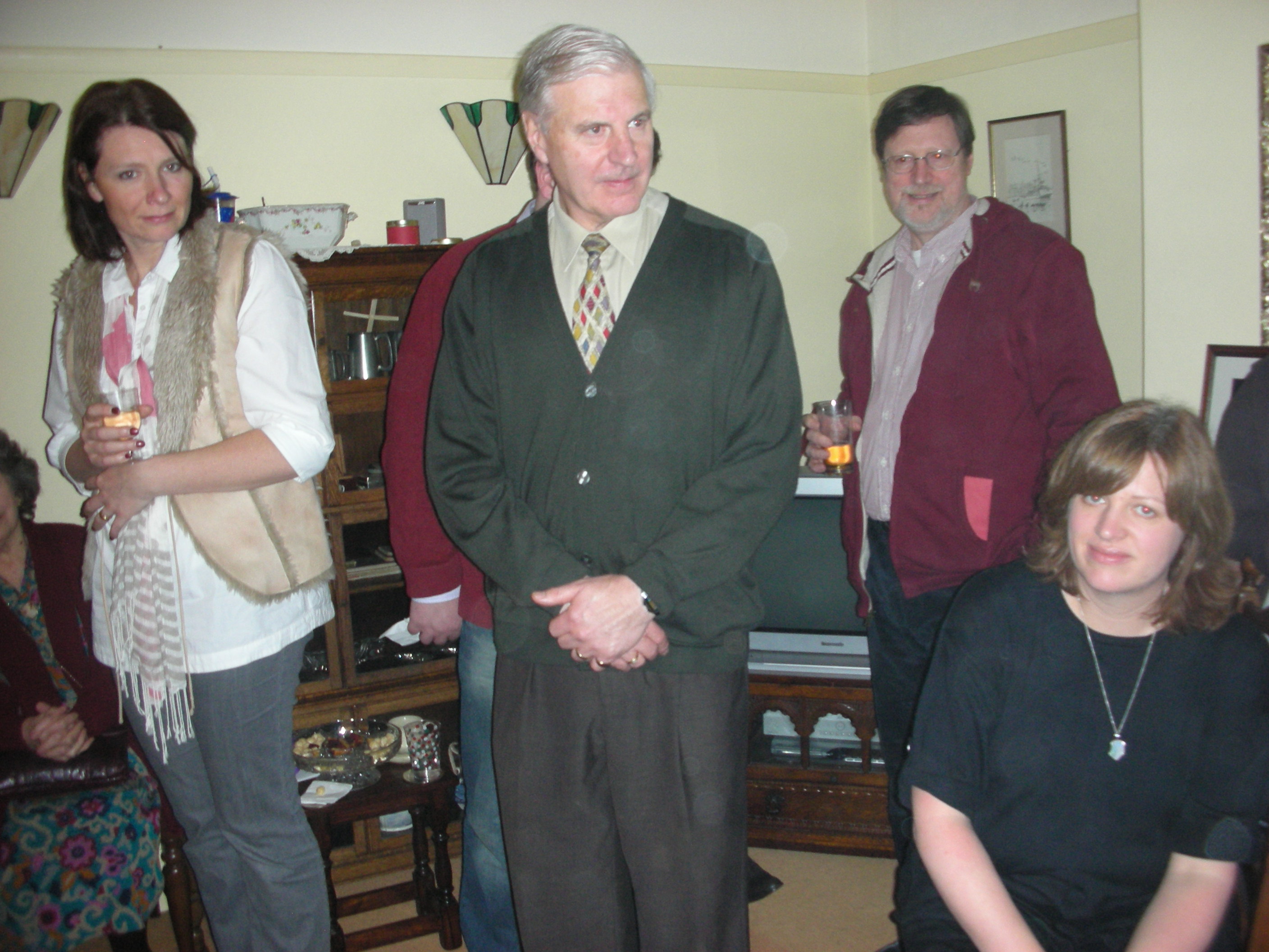 Bob's 75th Birthday - Margaret, Tony, Chris and Ruth